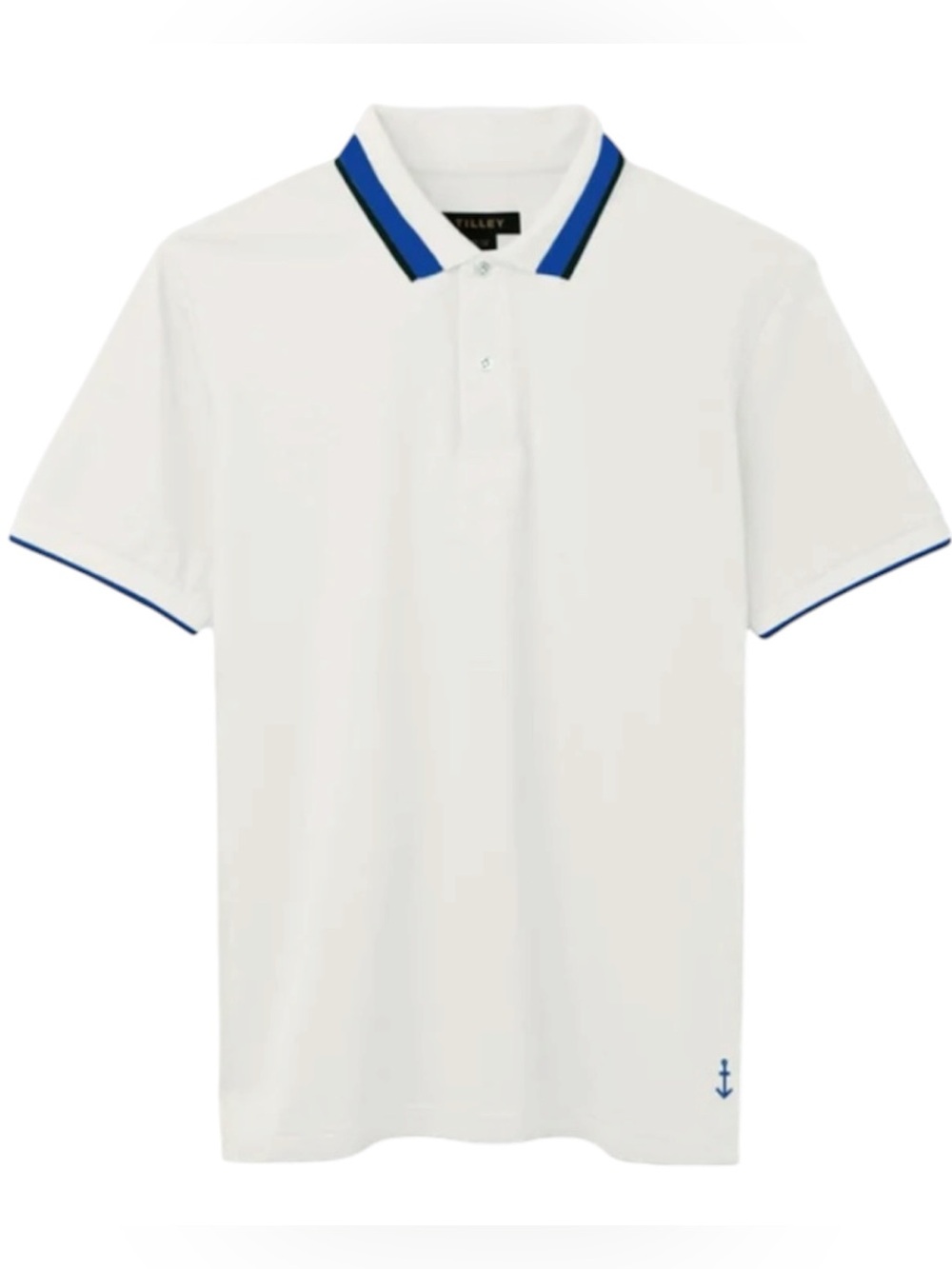 Tilley Sport Supima Cotton Pique Polo White Mens Large 🏌️‍♂️⛳️